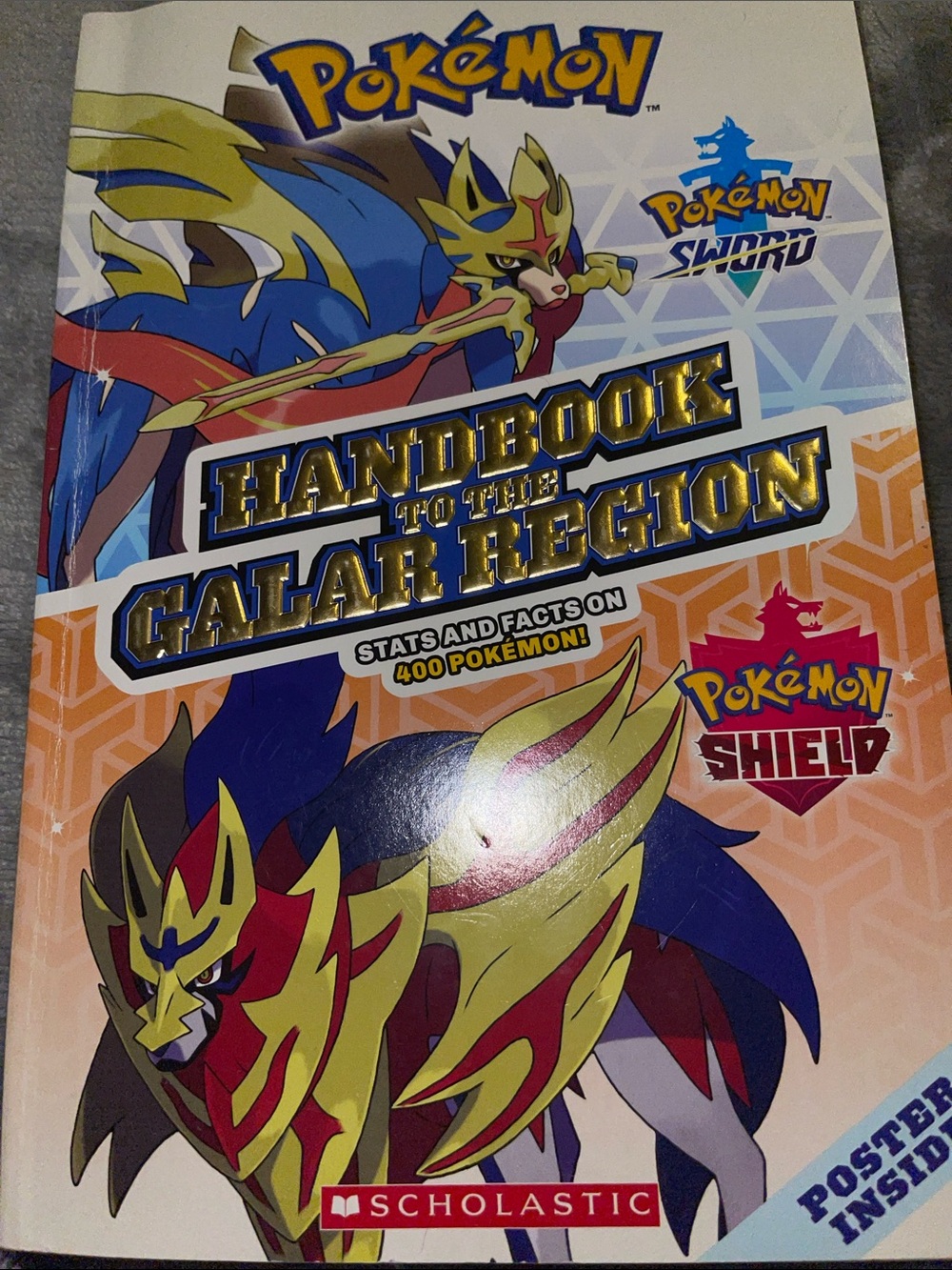 Scholastic Pokémon Handbook — Yellow, Blue, Red Cover Art